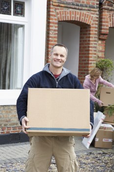 Office movers planning a business relocation in a local commercial area