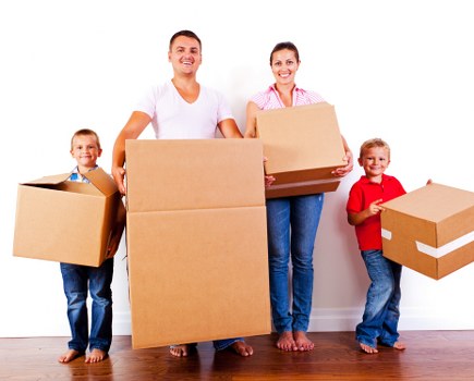 Commercial movers planning a business relocation in a local area