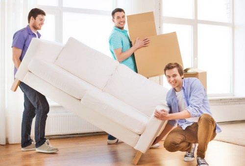 Man and van vehicle ready for a local move in Movers