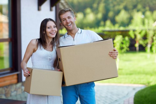 Local man and van removals service helping with a home move in Movers