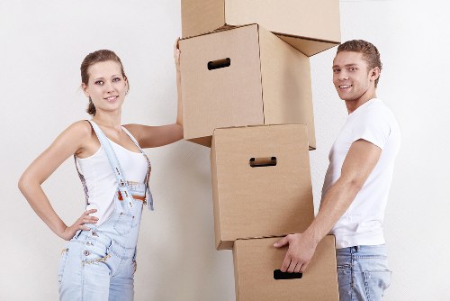 Careful furniture collection and delivery in a van