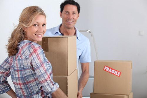 Packing and loading boxes for a small home relocation