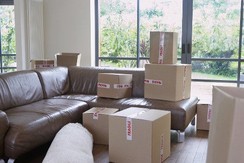 Local removal service moving household items to storage or a nearby property