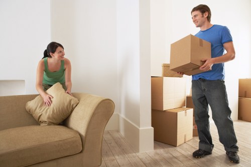Man and van service supporting a small office move in Movers